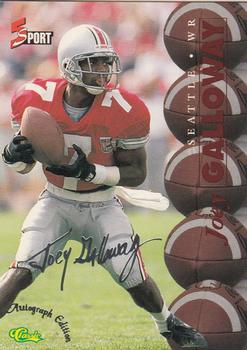 1995-96 Classic Five Sport Signings #S38 Joey Galloway Front