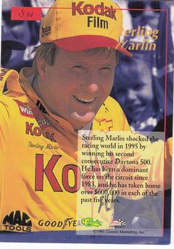 1995-96 Classic Five Sport Signings #S84 Sterling Marlin Back