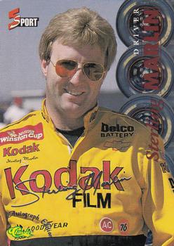 1995-96 Classic Five Sport Signings #S84 Sterling Marlin Front