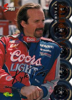 1995-96 Classic Five Sport Signings - Silver Die Cuts #S86 Kyle Petty Front