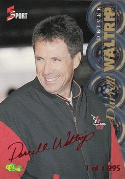 1995-96 Classic Five Sport Signings - Red Signature #S89 Darrell Waltrip Front