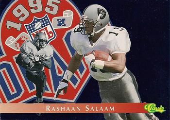 1995 Classic Images Four Sport - Draft Challenge #DC1 Rashaan Salaam Front
