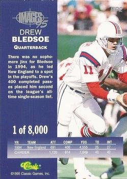 1995 Classic Images Four Sport - EP #EP2 Drew Bledsoe Back