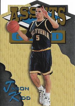 1995 Classic Assets Gold - Die Cuts Silver #SDC14 Jason Kidd Front