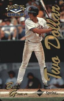 1995 Classic Assets Gold - Phone Cards $2 #NNO Ben Grieve Front