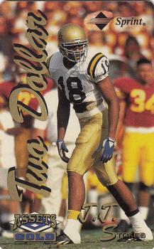 1995 Classic Assets Gold - Phone Cards $2 #NNO J.J. Stokes Front