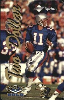1995 Classic Assets Gold - Phone Cards $2 #NNO Drew Bledsoe Front