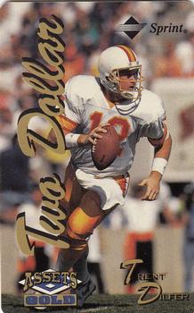 1995 Classic Assets Gold - Phone Cards $2 #NNO Trent Dilfer Front