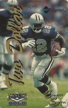 1995 Classic Assets Gold - Phone Cards $2 #NNO Emmitt Smith Front