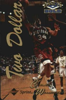 1995 Classic Assets Gold - Phone Cards $2 #NNO Corliss Williamson Front
