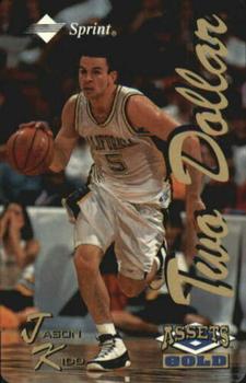 1995 Classic Assets Gold - Phone Cards $2 #NNO Jason Kidd Front