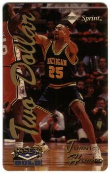 1995 Classic Assets Gold - Phone Cards $2 #NNO Juwan Howard Front