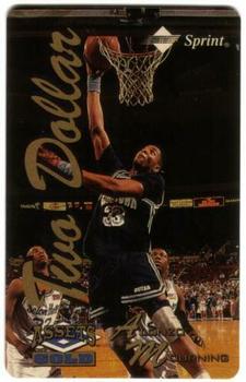 1995 Classic Assets Gold - Phone Cards $2 #NNO Alonzo Mourning Front