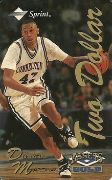 1995 Classic Assets Gold - Phone Cards $2 #NNO Donyell Marshall Front