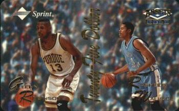 1995 Classic Assets Gold - Phone Cards $25 #3 Glenn Robinson / Rasheed Wallace Front