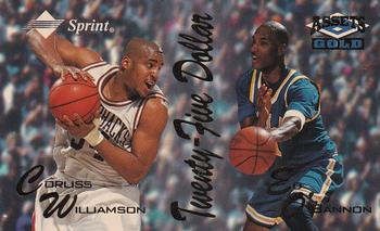 1995 Classic Assets Gold - Phone Cards $25 #5 Corliss Williamson / Ed O'Bannon Front