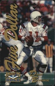 1995 Classic Assets Gold - Phone Cards $5 #NNO Drew Bledsoe Front