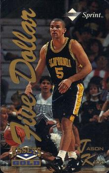 1995 Classic Assets Gold - Phone Cards $5 #NNO Jason Kidd Front