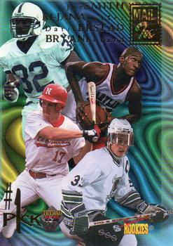 1995 Signature Rookies Tetrad - #1 Picks Mail-In #P5 Joe Smith / Ki-Jana Carter / Darin Erstad / Bryan Berard Front