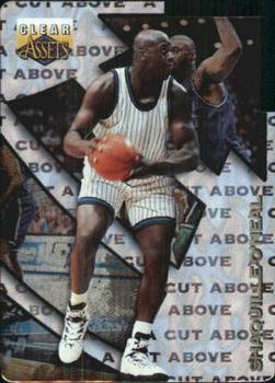 1996 Classic Clear Assets - A Cut Above #CA3 Shaquille O'Neal Front