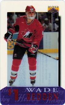 1996 Classic Clear Assets - Phone Cards $1 #5 Wade Redden Front