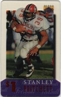 1996 Classic Clear Assets - Phone Cards $1 #26 Stanley Pritchett Front