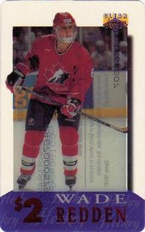 1996 Classic Clear Assets - Phone Cards $2 #5 Wade Redden Front