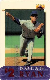 1996 Classic Clear Assets - Phone Cards $2 #8 Nolan Ryan Front