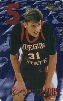 1996 Classic Clear Assets - Phone Cards $5 #9 Brent Barry Front