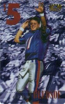 1996 Classic Clear Assets - Phone Cards $5 #10 Drew Bledsoe Front