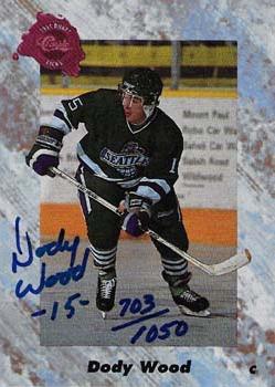 1991 Classic Four Sport - Autographs #NNO Dody Wood Front