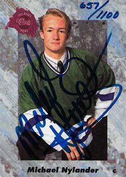 1991 Classic Four Sport - Autographs #NNO Michael Nylander Front