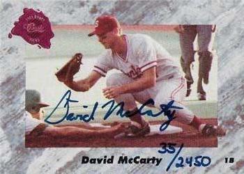 1991 Classic Four Sport - Autographs #NNO David McCarty Front