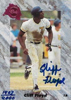1991 Classic Four Sport - Autographs #NNO Cliff Floyd Front