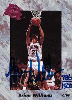1991 Classic Four Sport - Autographs #NNO Brian Williams Front