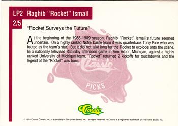 1991 Classic Four Sport - Limited Prints #LP2 Rocket Surveys the Future Back