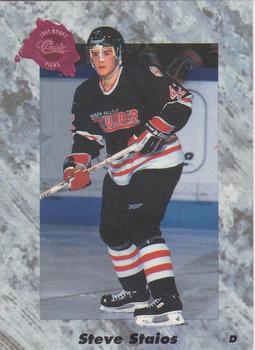 1991 Classic Four Sport - French #24 Steve Staios Front