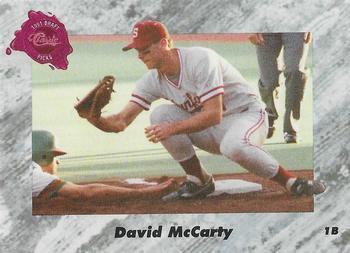 1991 Classic Four Sport - French #53 David McCarty Front
