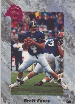 1991 Classic Four Sport - French #129 Brett Favre Front