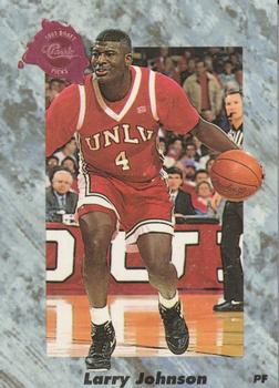 1991 Classic Four Sport - French #149 Larry Johnson Front