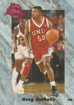 1991 Classic Four Sport - French #155 Greg Anthony Front