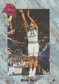 1991 Classic Four Sport - French #164 Rick Fox Front