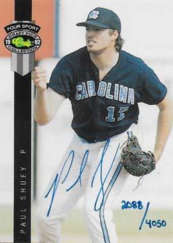 1992 Classic Four Sport - Autographs #NNO Paul Shuey Front