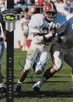 1992 Classic Four Sport - Autographs #NNO Siran Stacy Front