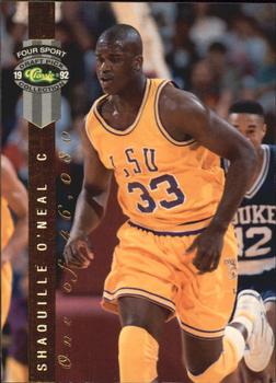 1992 Classic Four Sport - Limited Prints #LP8 Shaquille O'Neal Front
