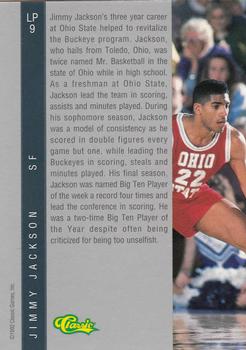 1992 Classic Four Sport - Limited Prints #LP9 Jimmy Jackson Back