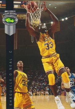 1992 Classic Four Sport - Promos #PR1 Shaquille O'Neal Front