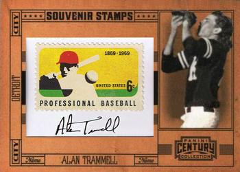 2010 Panini Century - Baseball Six Cent Stamp Autographs #1 Alan Trammell Front