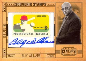 2010 Panini Century - Baseball Six Cent Stamp Autographs #3 Billy Williams Front