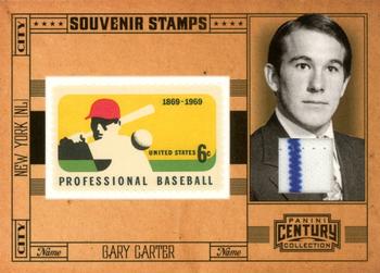 2010 Panini Century - Baseball Six Cent Stamp Materials #48 Gary Carter Front